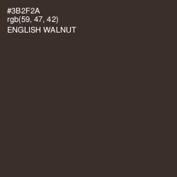 #3B2F2A - English Walnut Color Image